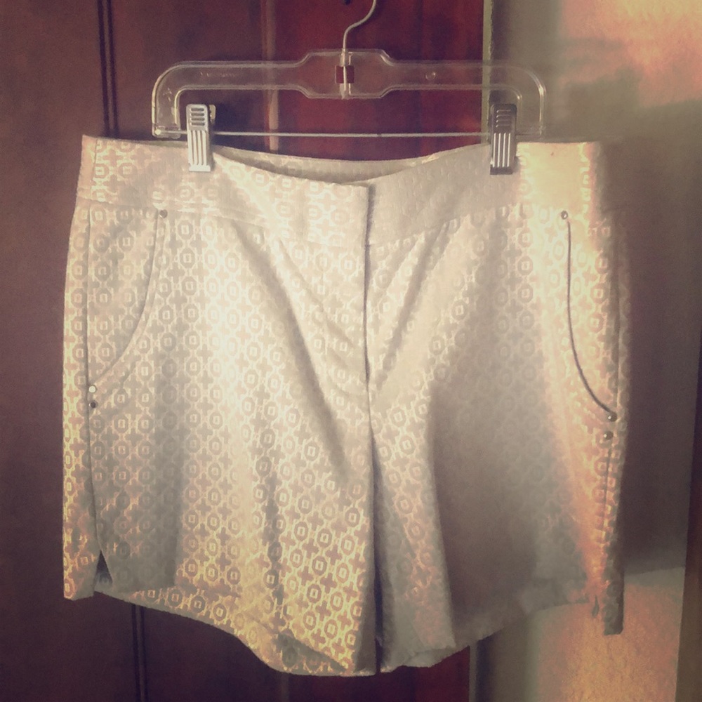 Classy Silver Shorts